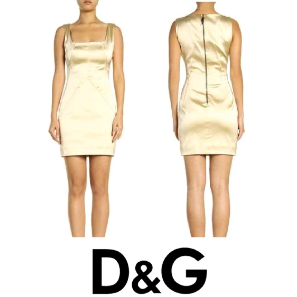 D&G dress NWT gold dress